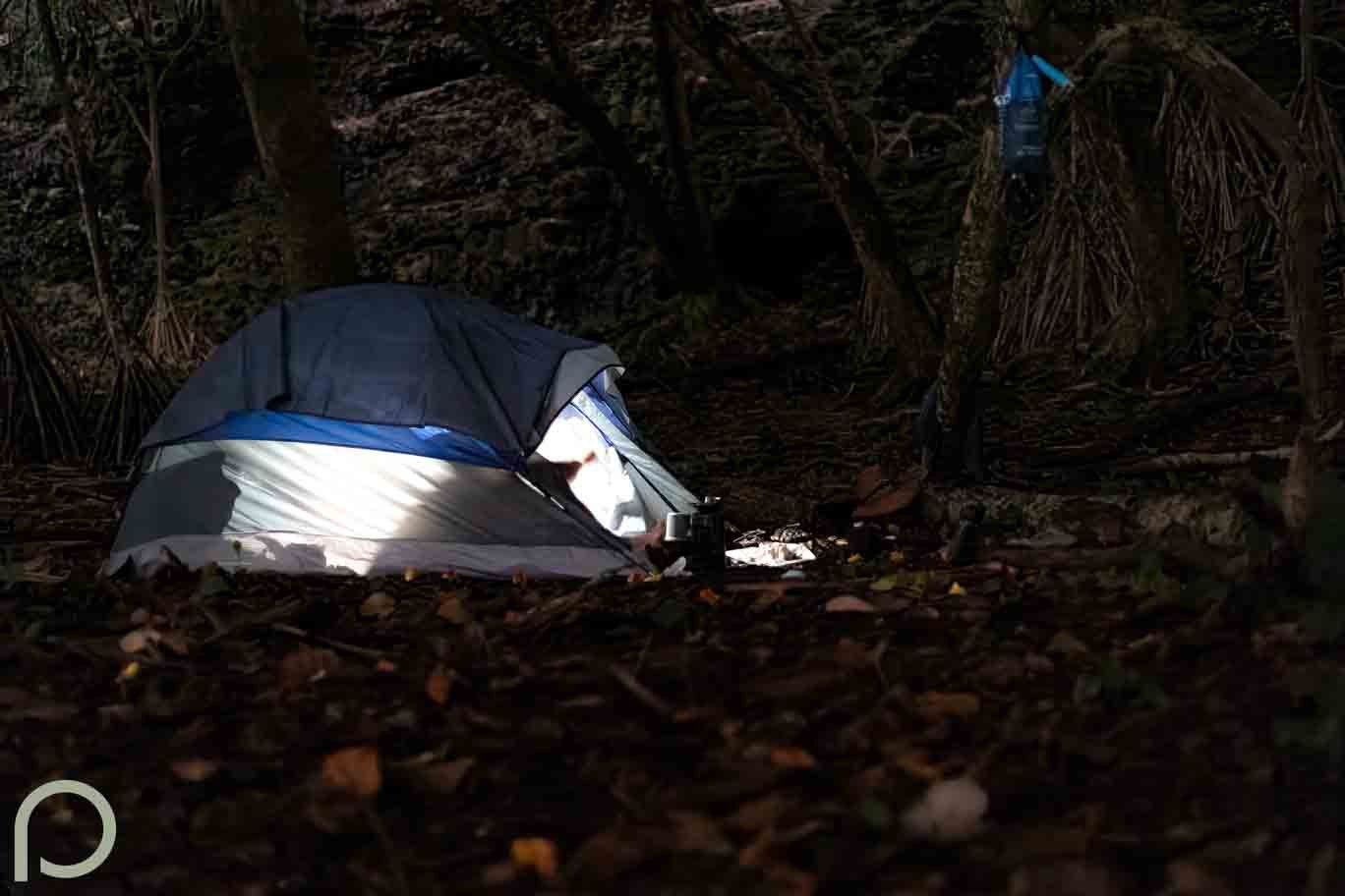 tent camping